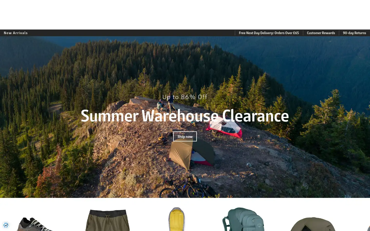 Screenshot of trekitt.co.uk