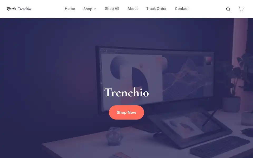 Screenshot of trenchio.com