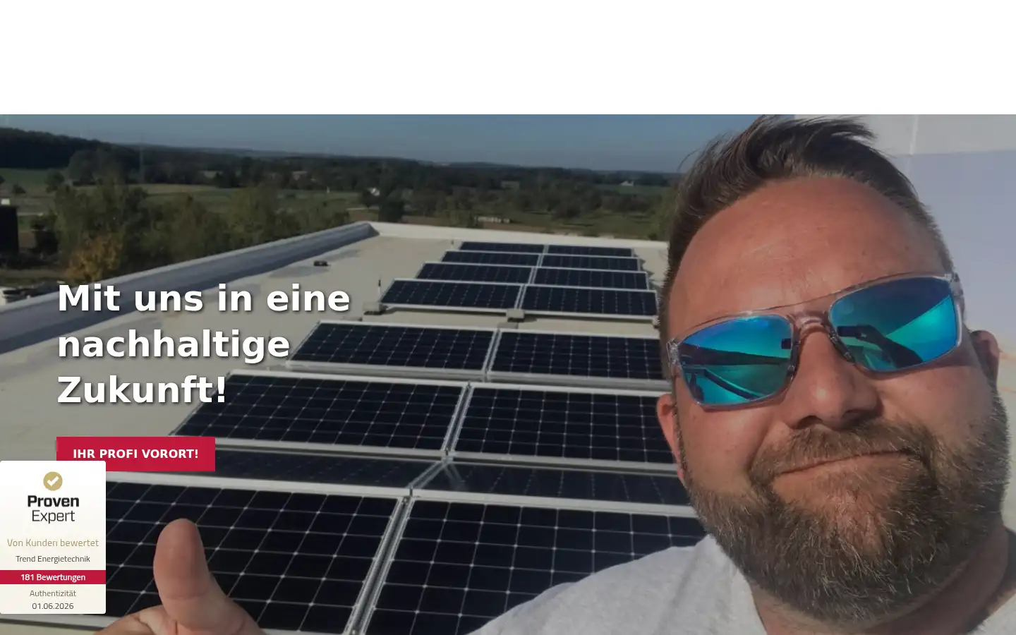 Screenshot of trend-energietechnik.de