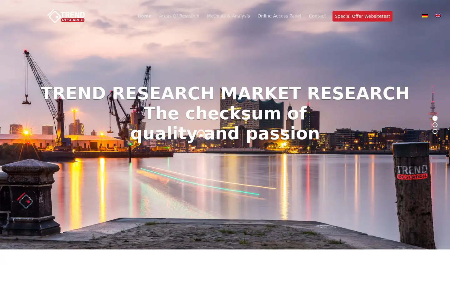 Screenshot of trend-research.de