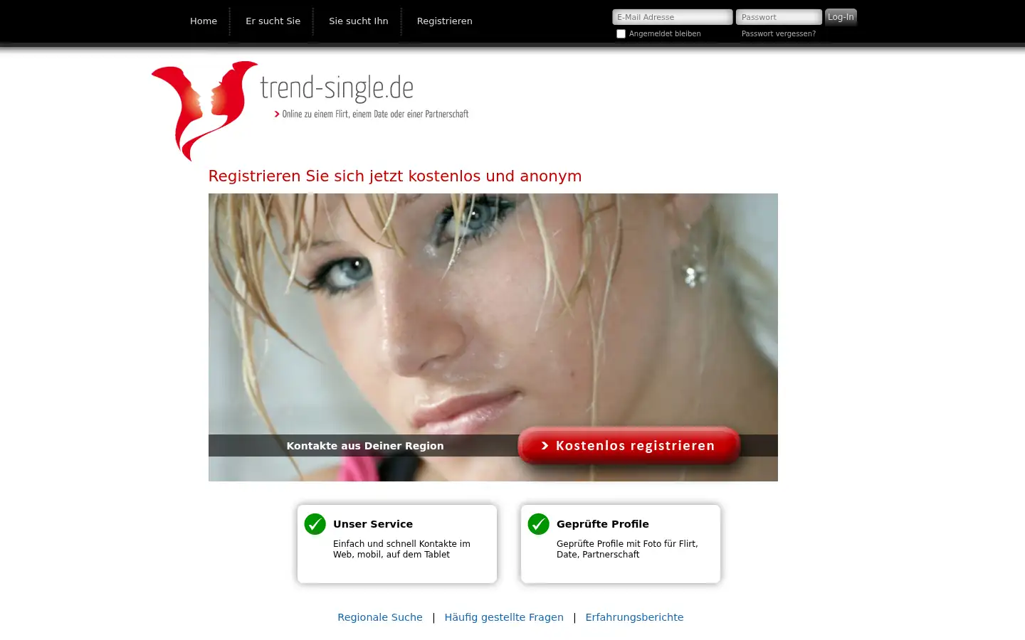 Screenshot of trend-single.de