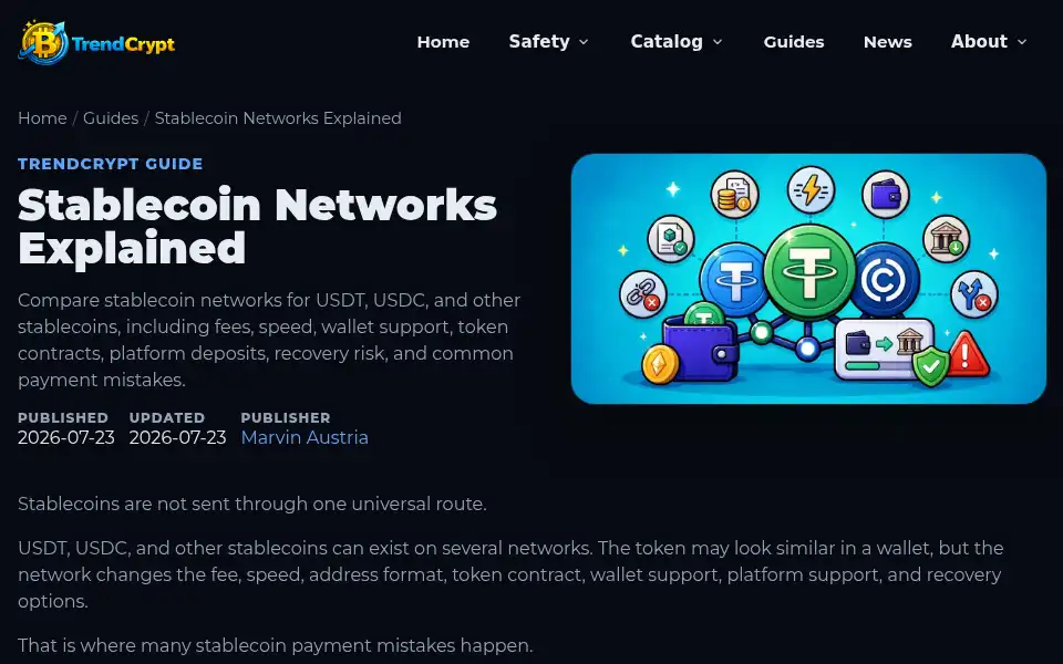 Screenshot of trendcrypt.com