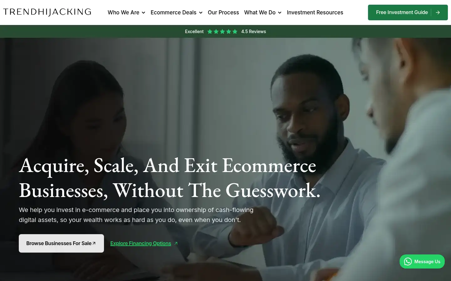 Screenshot of trendhijacking.com
