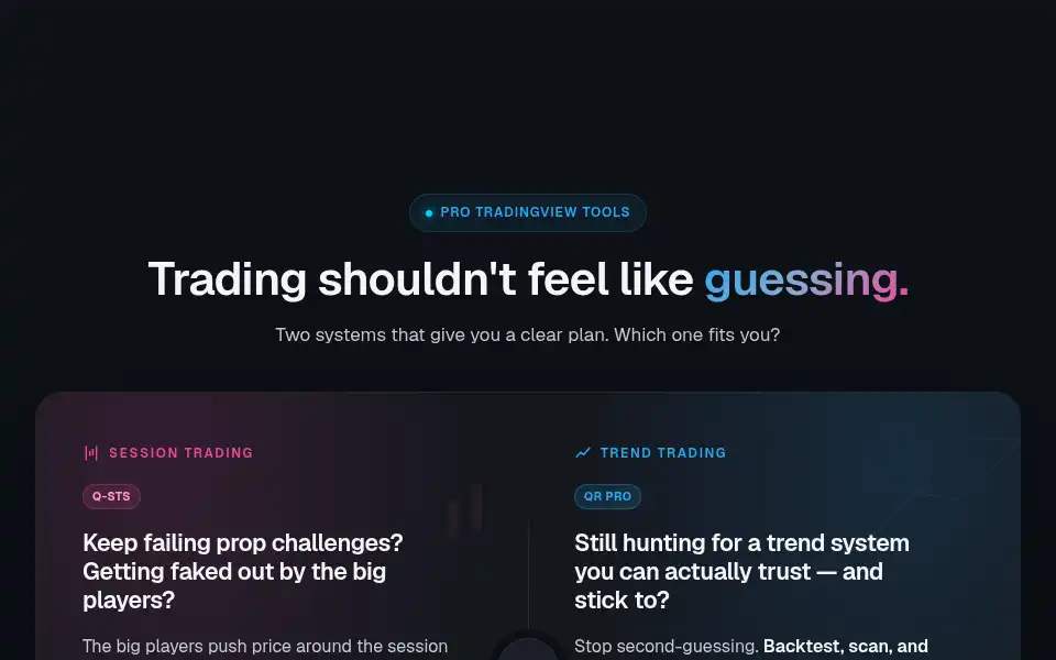 Screenshot of trendlineproject.com