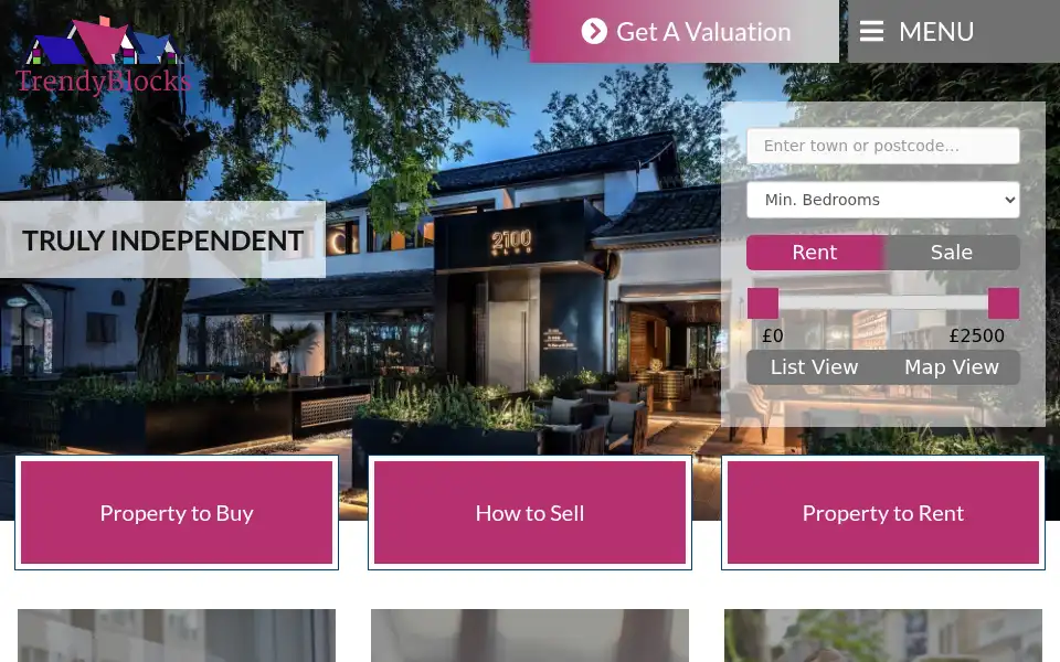 Screenshot of trendyblocks.com