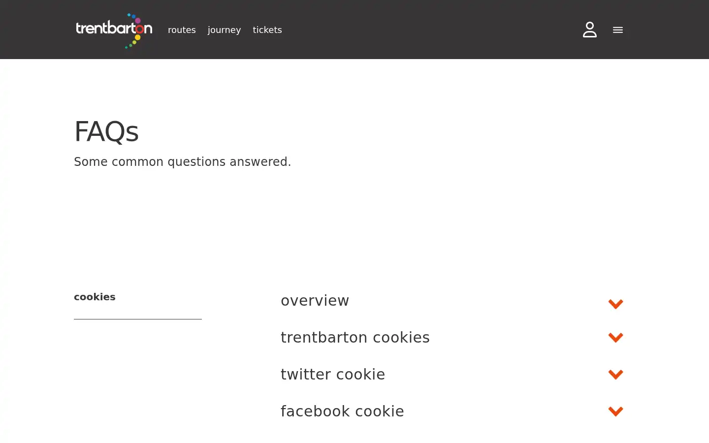 Screenshot of trentbarton.co.uk