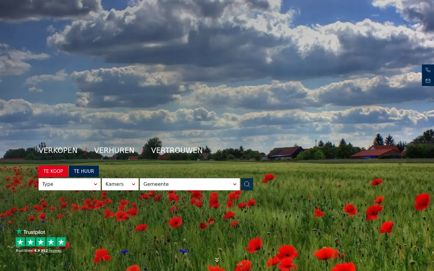 Screenshot of trevi-axus.be