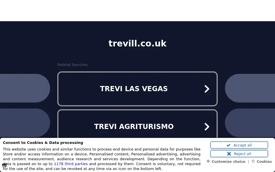Screenshot of trevill.co.uk