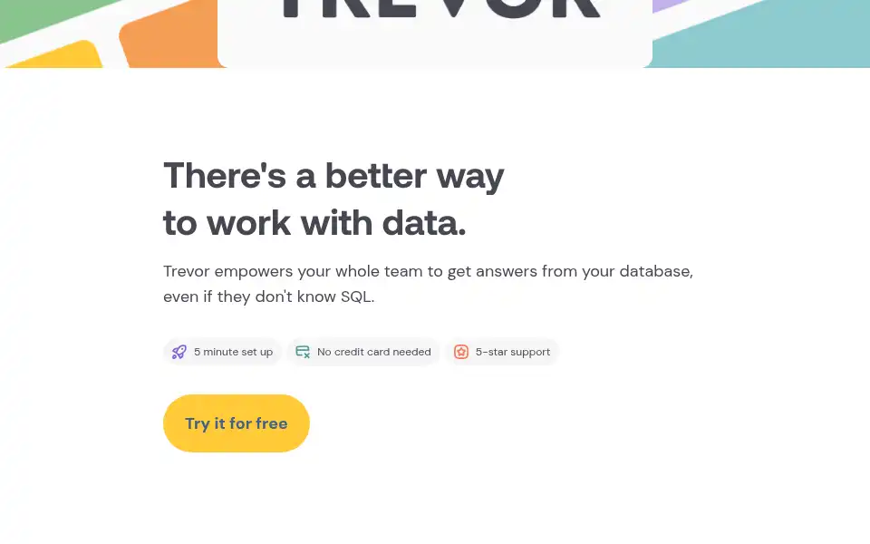 Screenshot of trevor.io