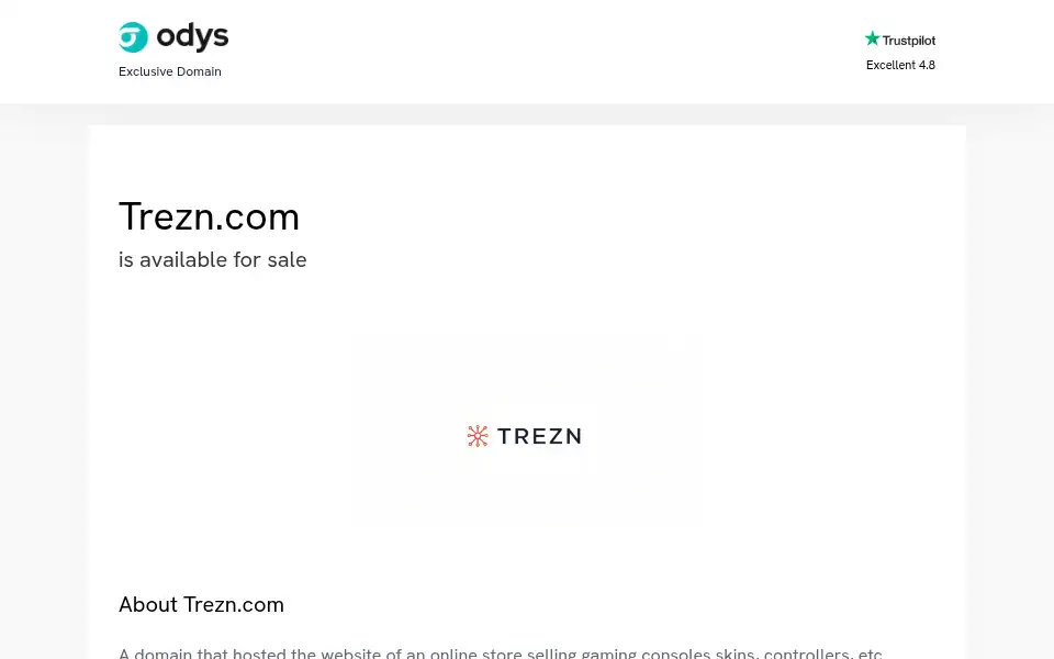 Screenshot of trezn.com