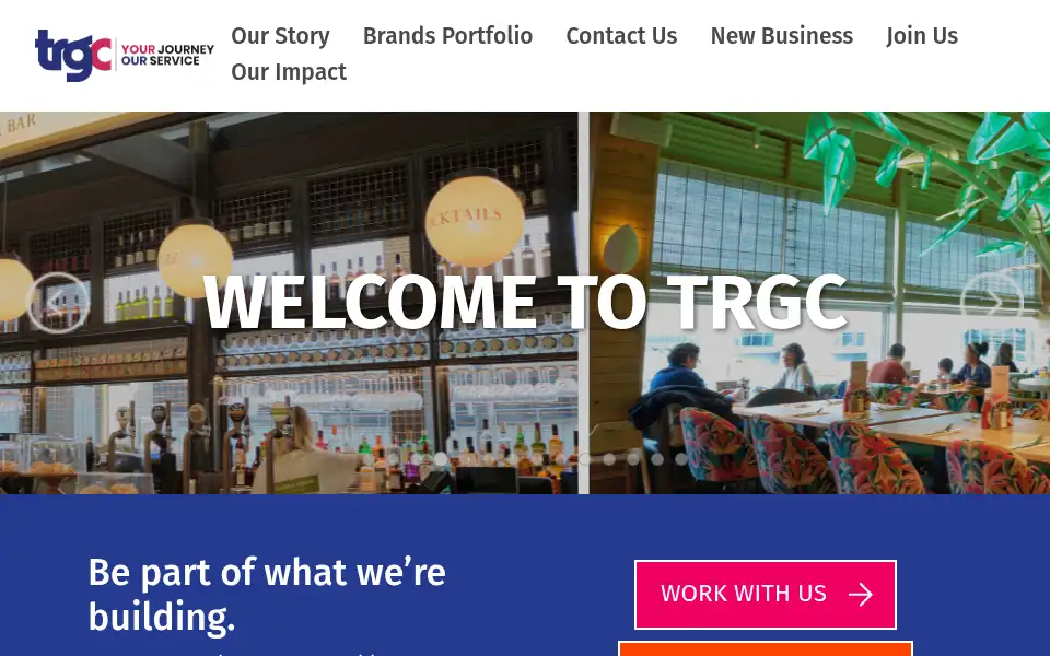 Screenshot of trgconcessions.co.uk