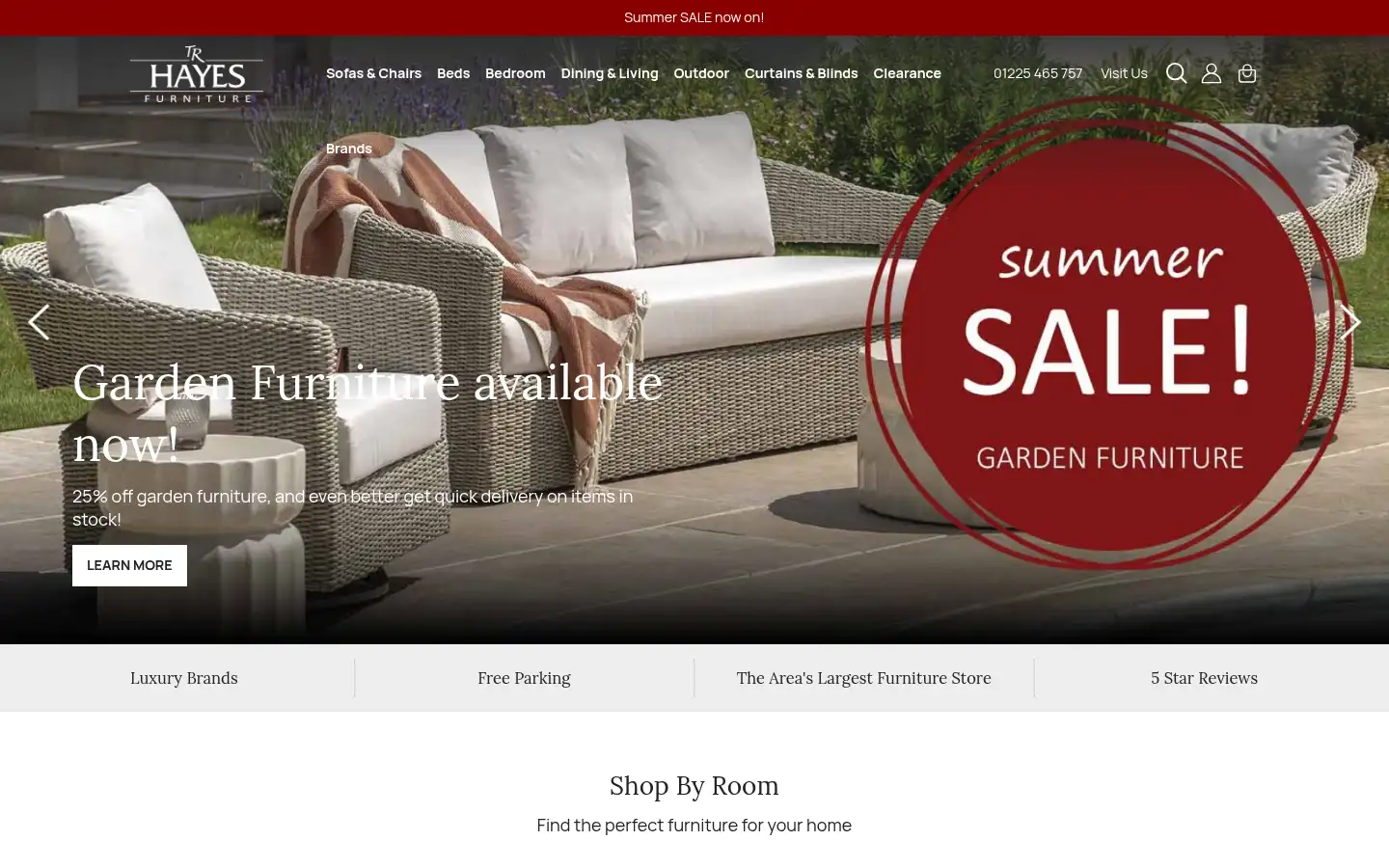 Screenshot of trhayes.co.uk