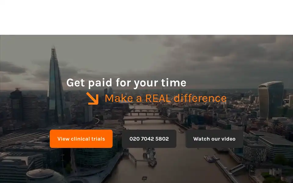 Screenshot of trials4us.co.uk