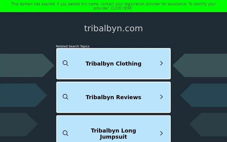 Screenshot of tribalbyn.com