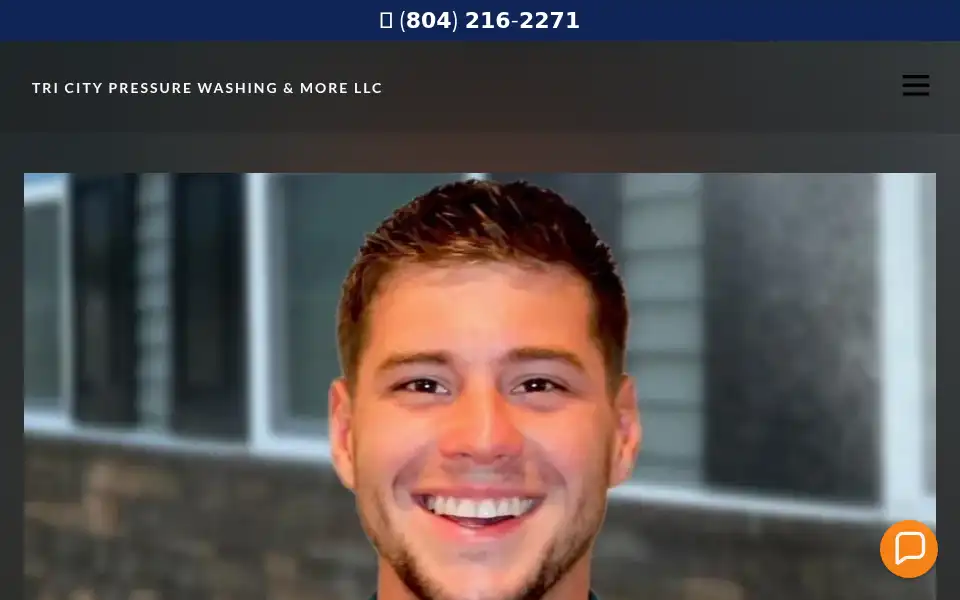Screenshot of tricitypressurewashing.net