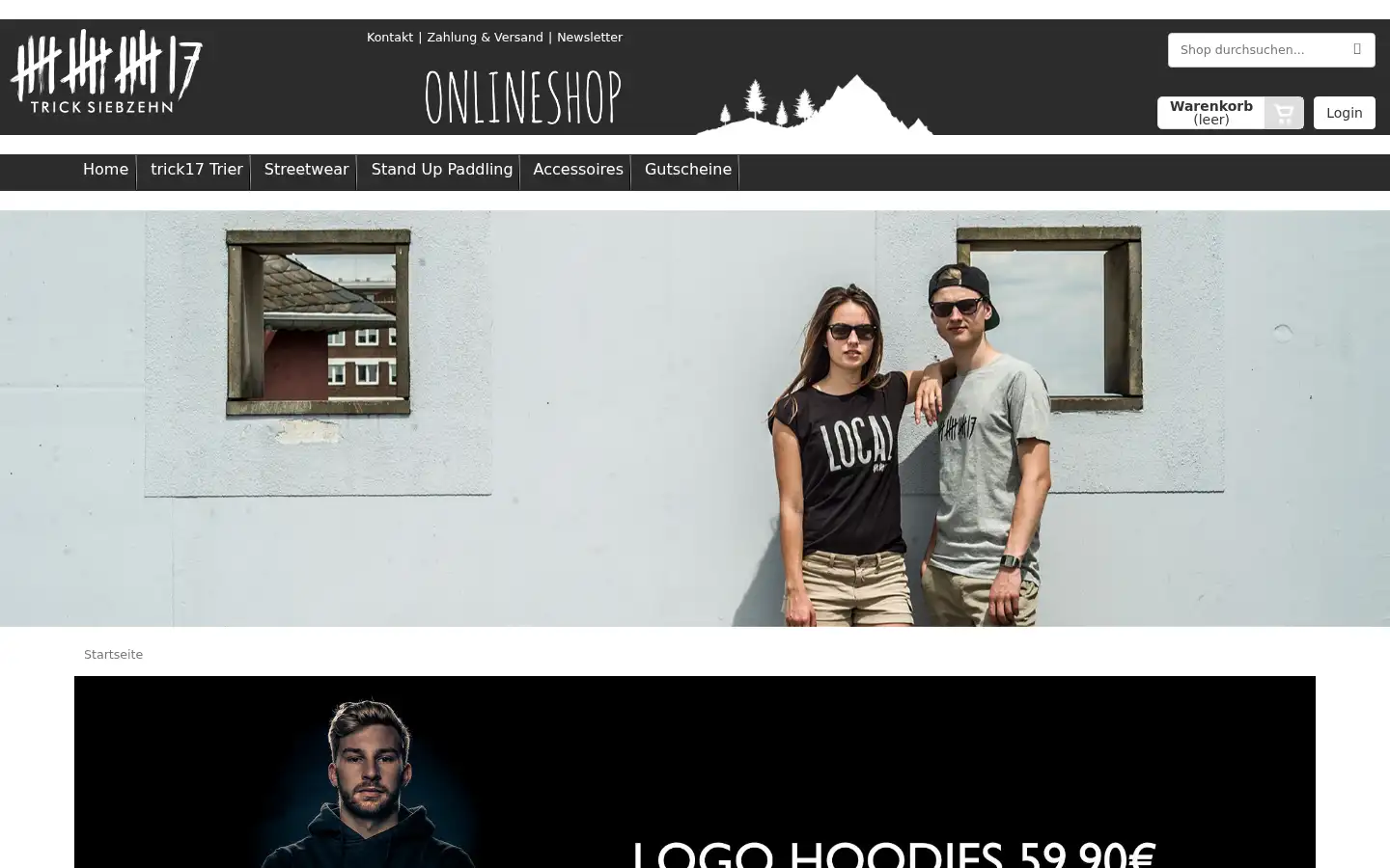 Screenshot of trick17-shop.com