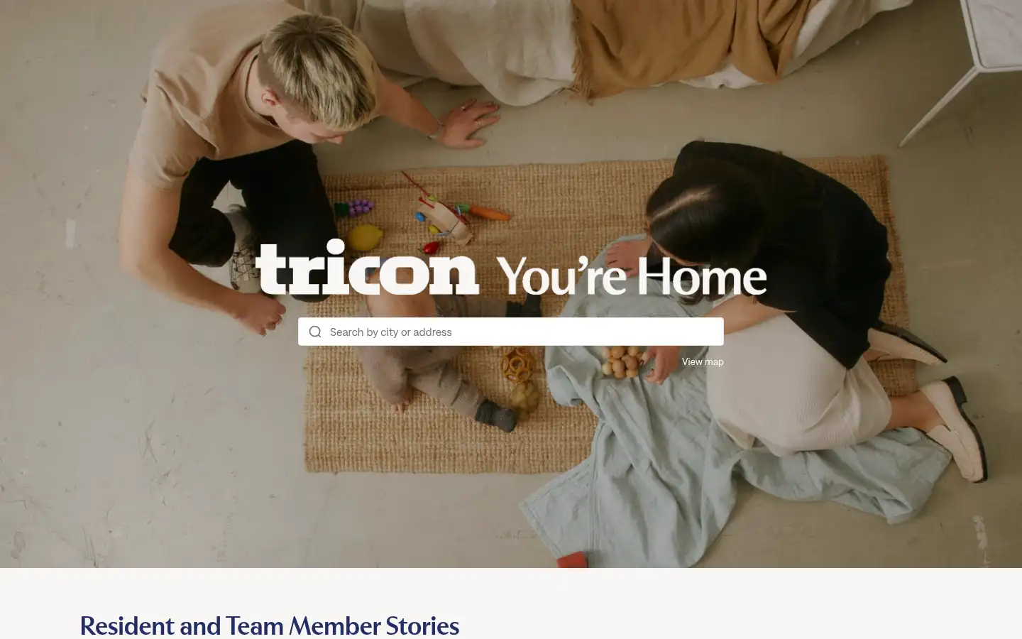 Screenshot of triconhomes.com