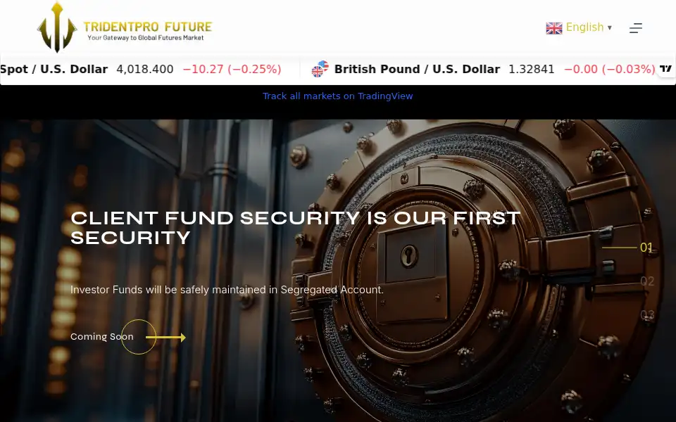 Screenshot of tridentprofuture.com.kh