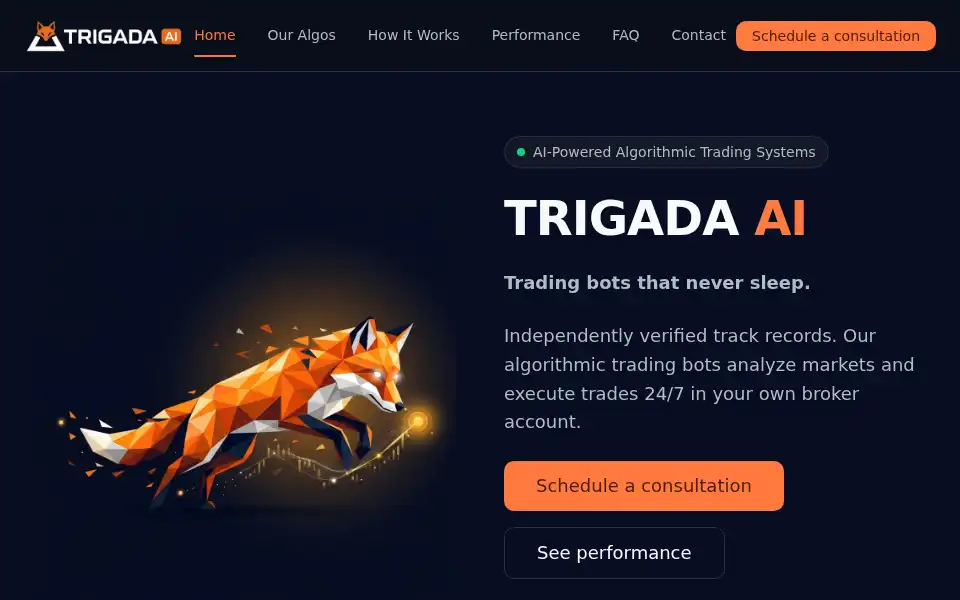 Screenshot of trigada.com