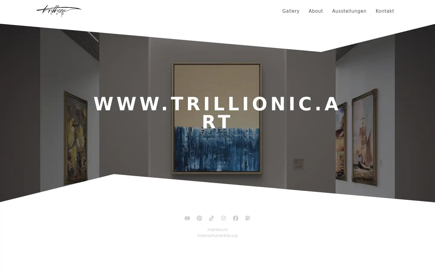 Screenshot of trillionic.art