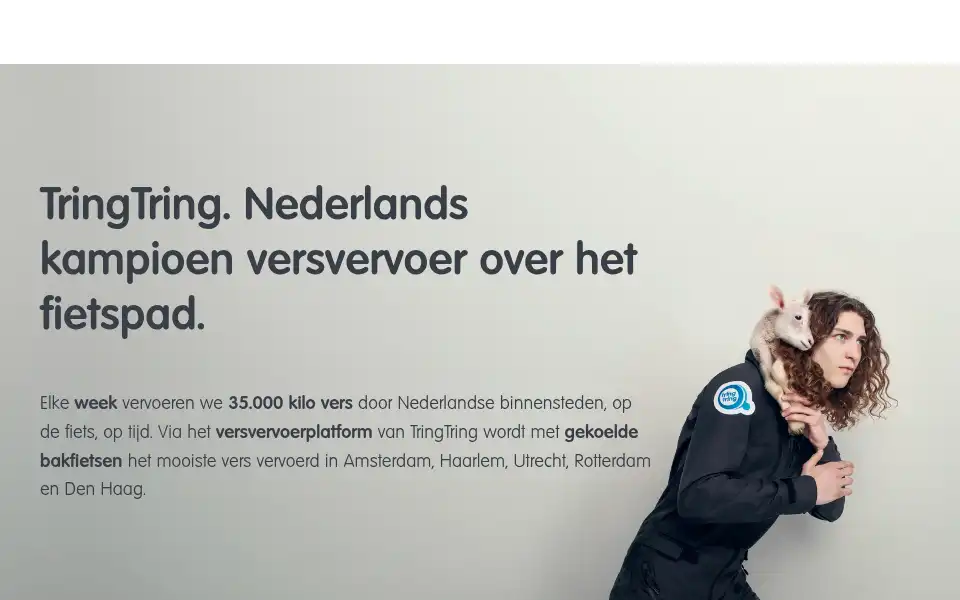 Screenshot of tringtring.nl