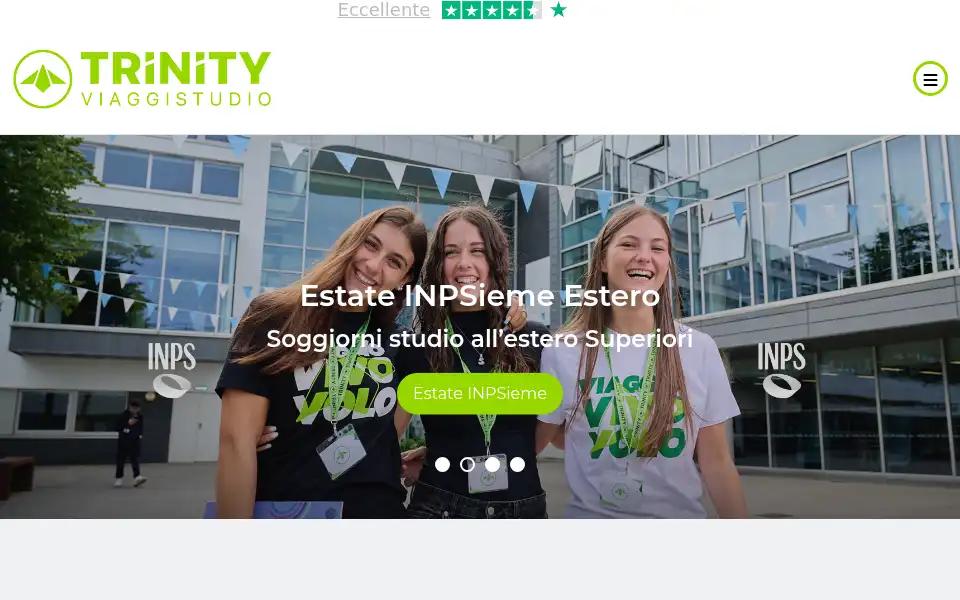 Screenshot of trinityviaggistudio.it