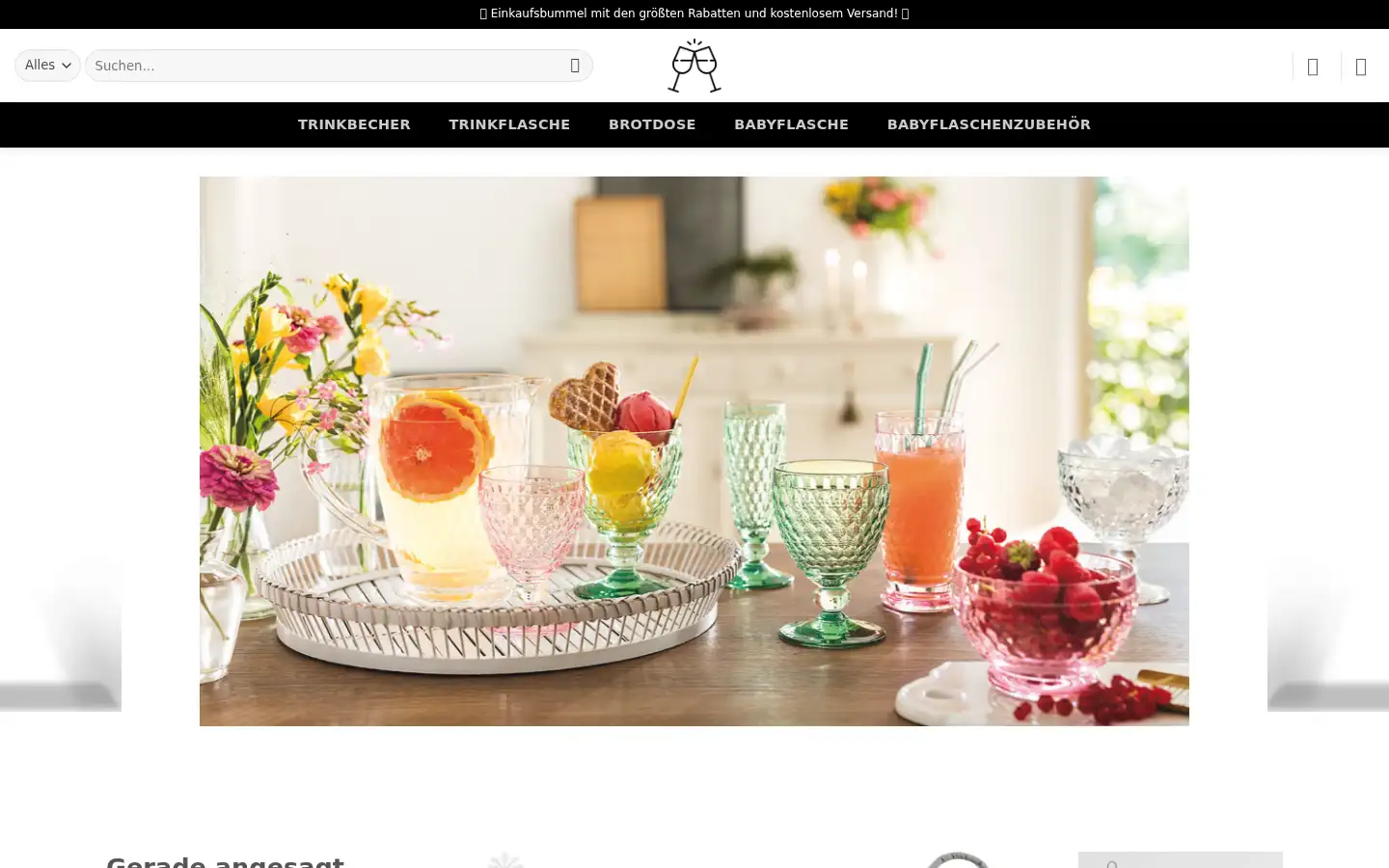 Screenshot of trinkbecheronshop.com