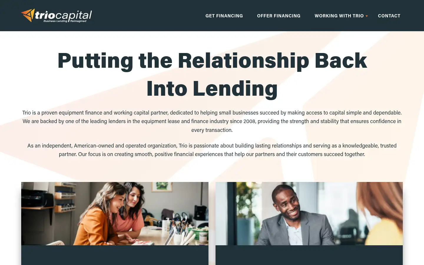 Screenshot of triocapital.com
