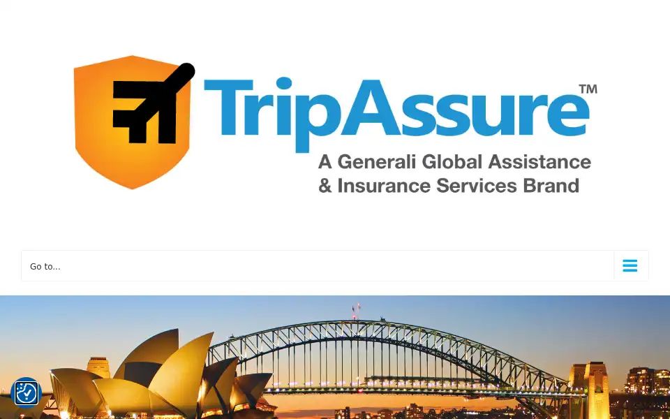 Screenshot of tripassure.com