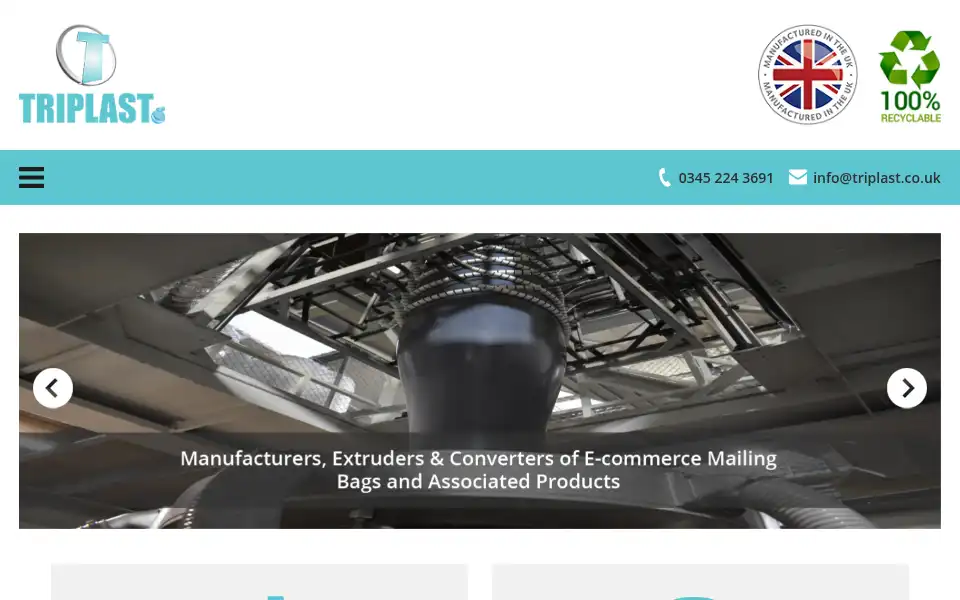 Screenshot of triplast.co.uk