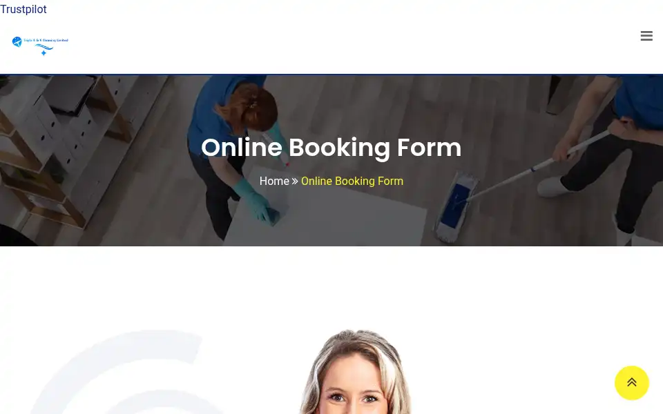 Screenshot of tripleecleaners.com