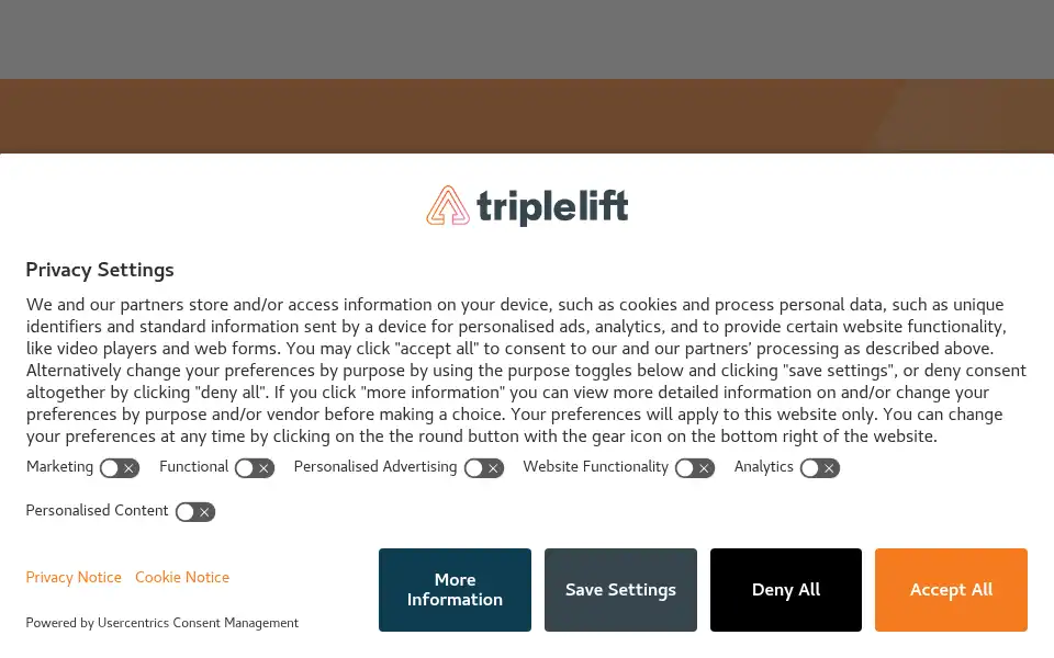 Screenshot of triplelift.com