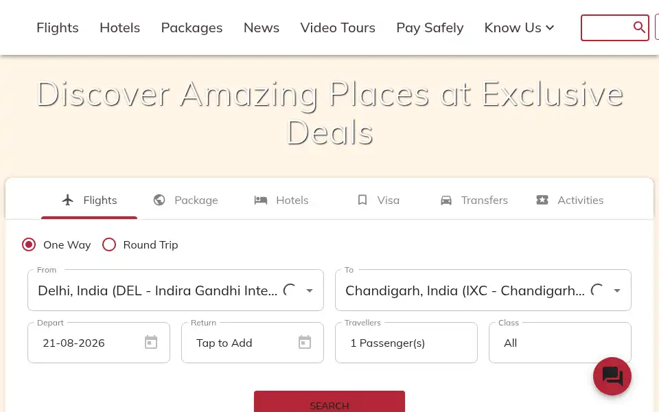 Screenshot of trippido.com