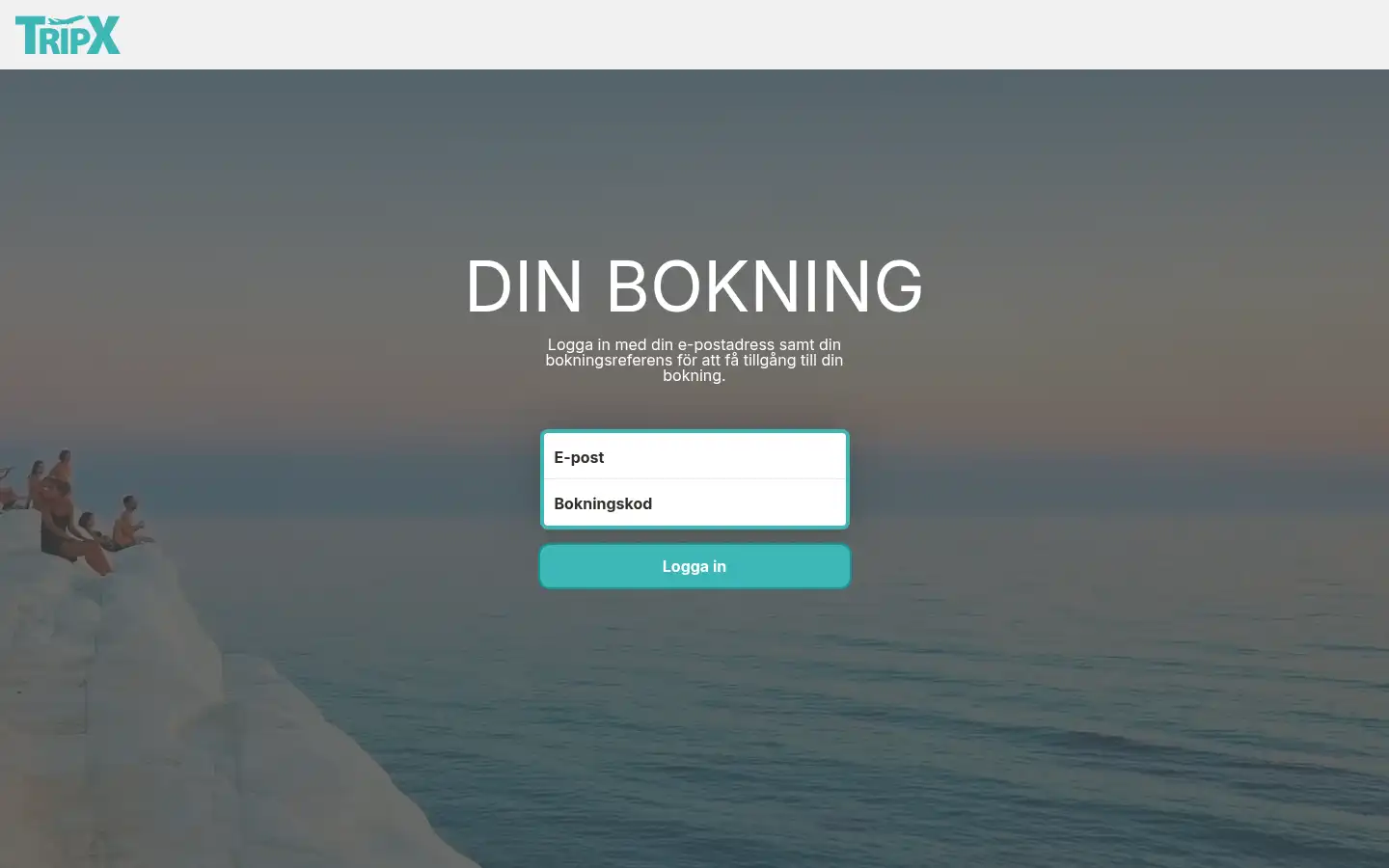 Screenshot of tripx.se