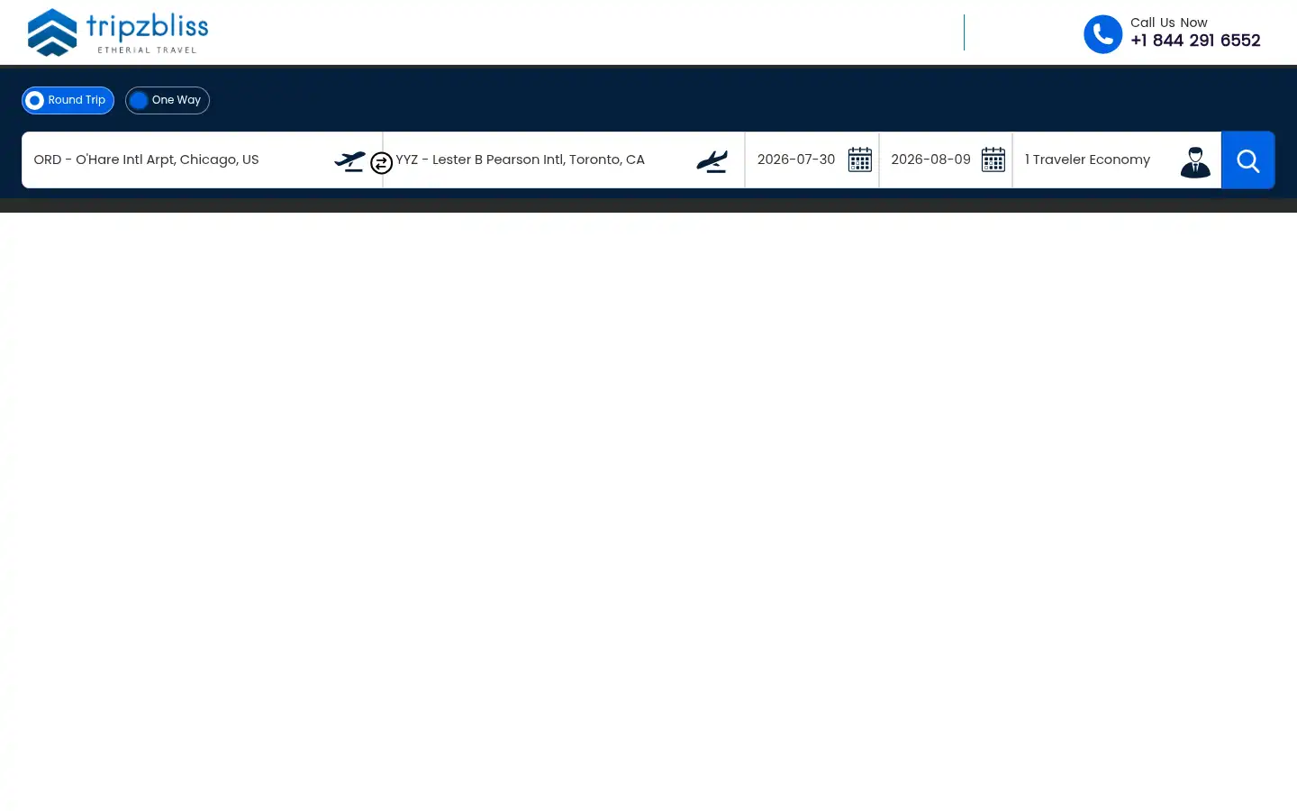 Screenshot of tripzbliss.com