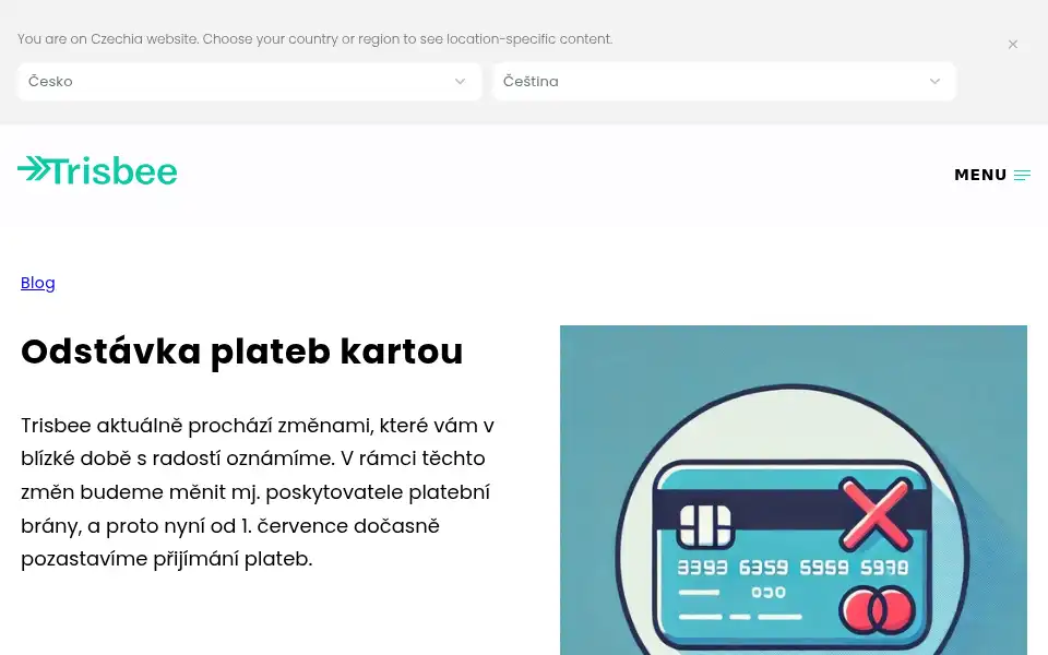 Screenshot of trisbee.com