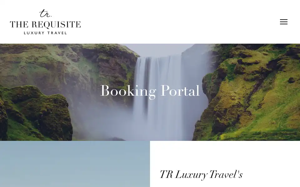 Screenshot of trluxurytravel.com