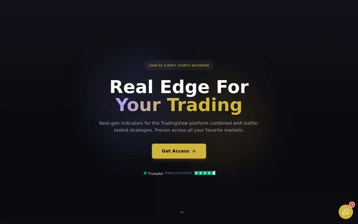 Screenshot of trntrading.ai