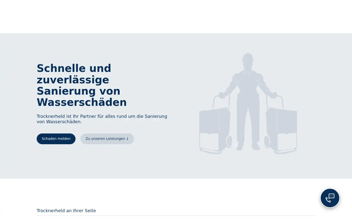 Screenshot of trocknerheld.de