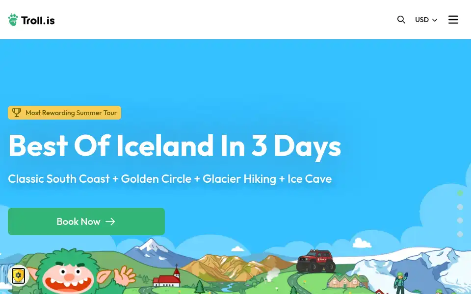Screenshot of troll.is