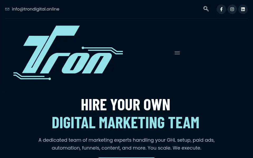 Screenshot of trondigital.online