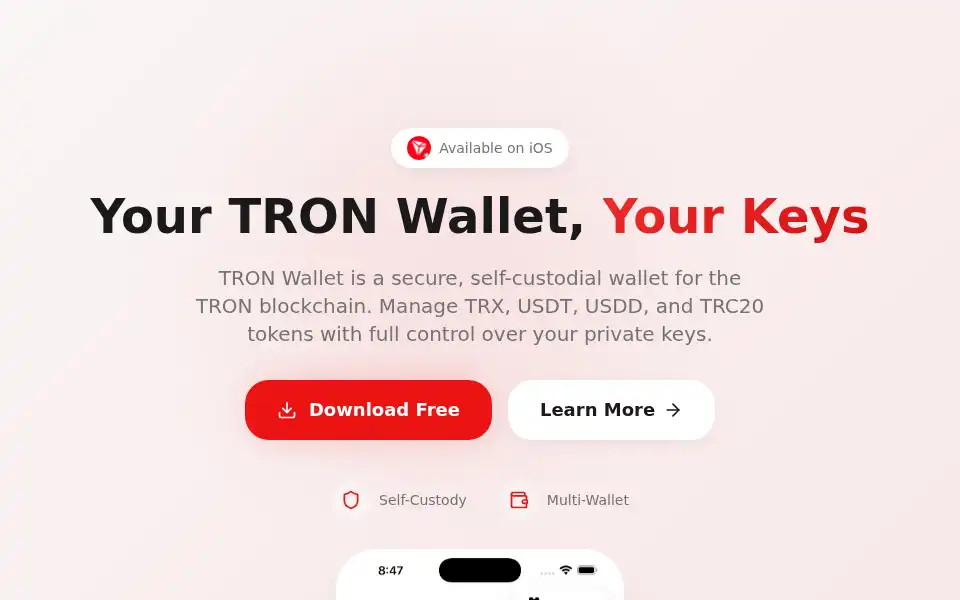 Screenshot of tronfinance.org
