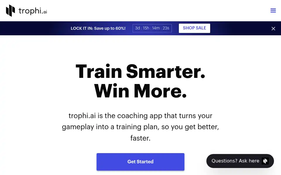 Screenshot of trophi.ai