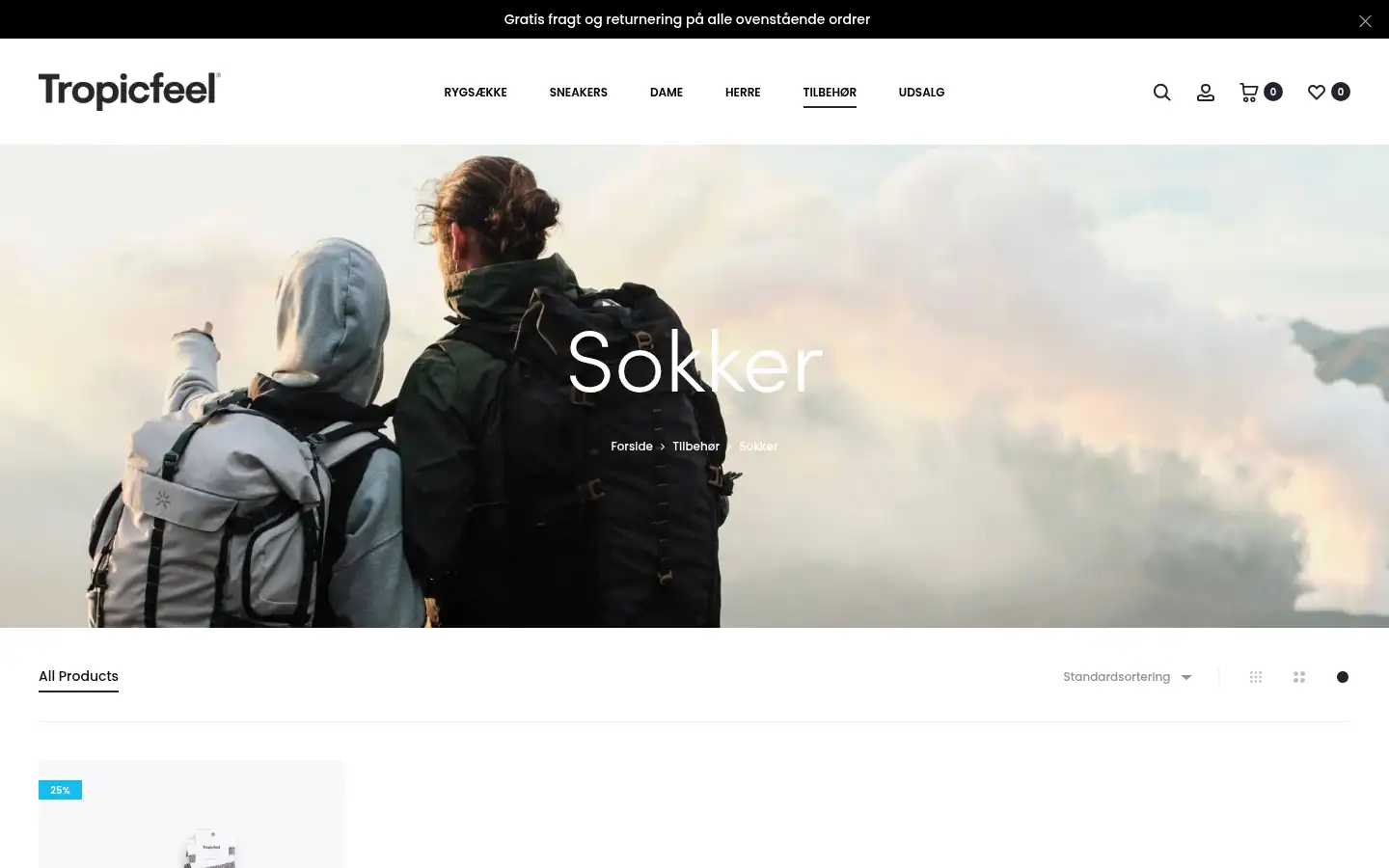 Screenshot of tropicfeeldanmark.com