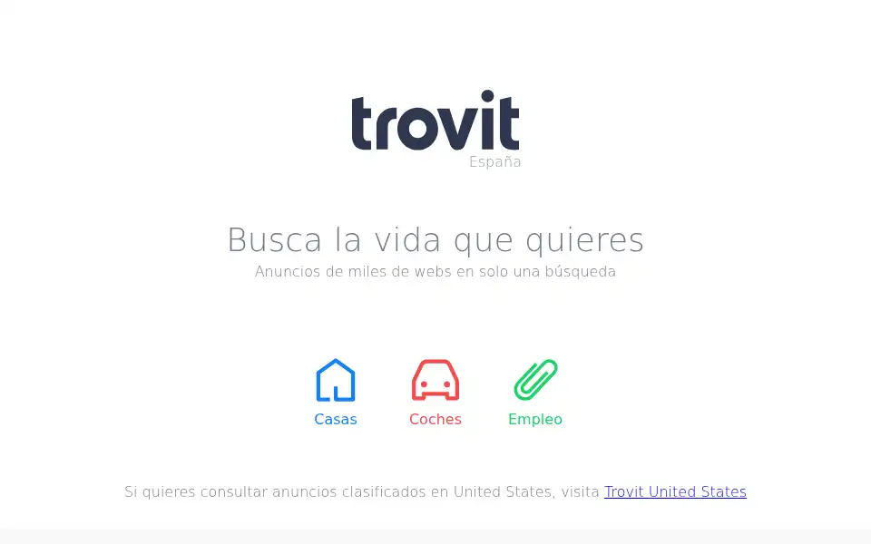 Screenshot of trovit.es