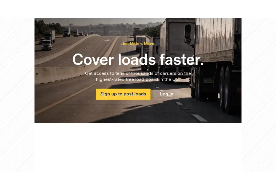 Screenshot of trucksmarter.com