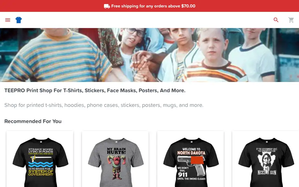 Screenshot of trueclothings.com