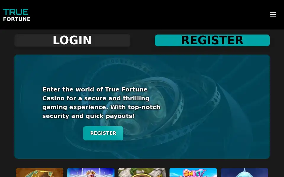 Screenshot of truefortunee.com