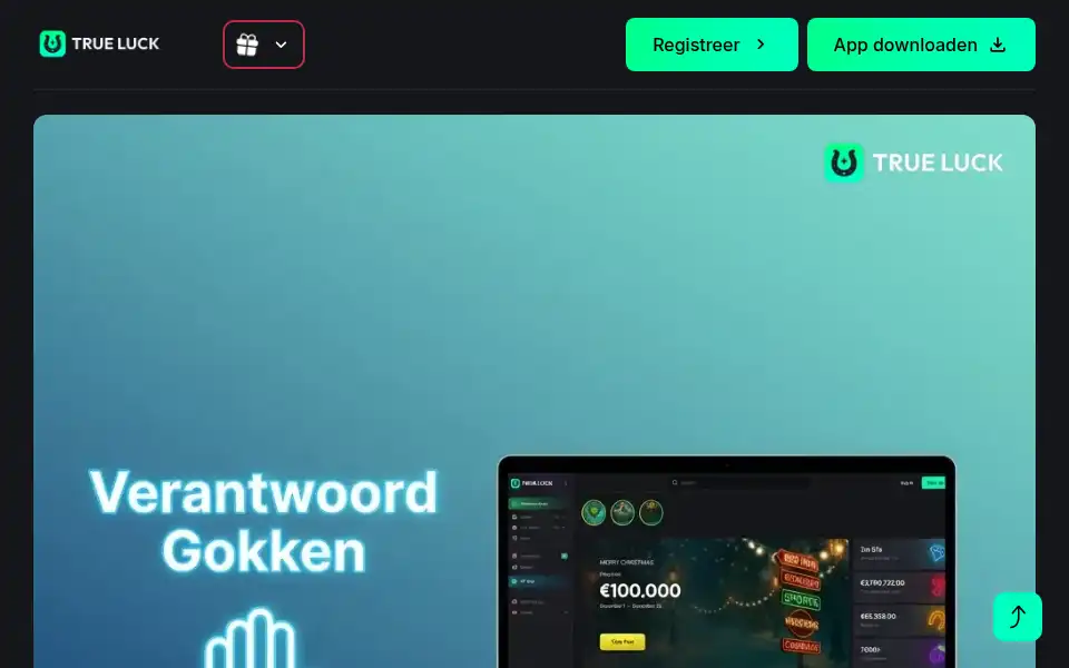 Screenshot of trueluck-global.com