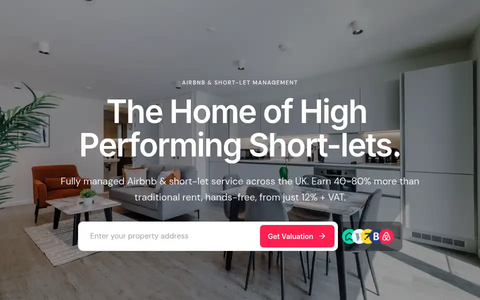 Screenshot of truestays.co.uk